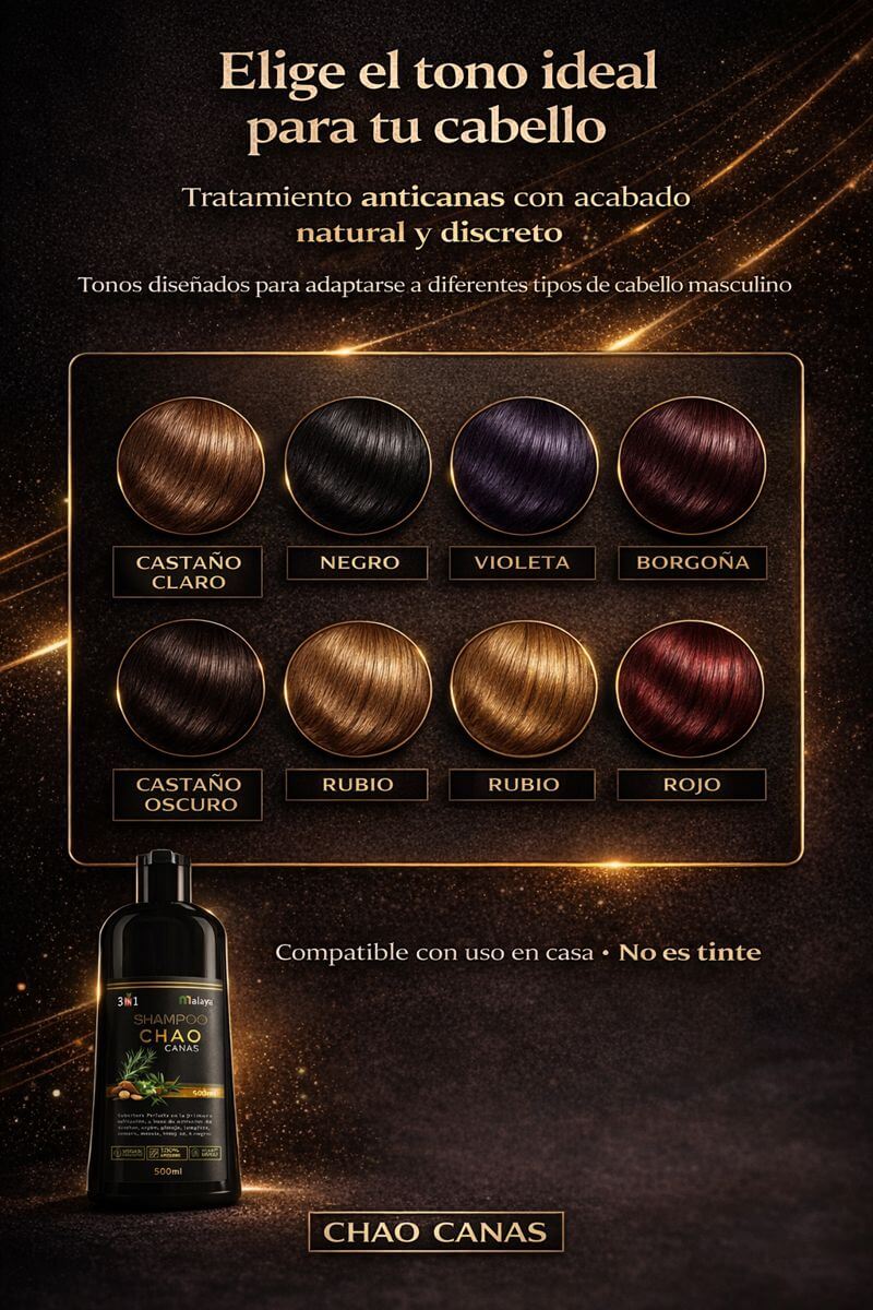 🔥🔥CHAO CANAS – Tratamiento Anticanas Premium (No es tinte)🔥🔥