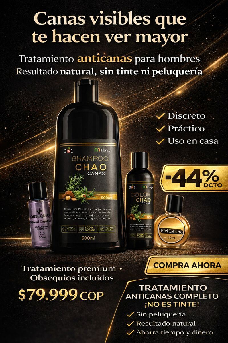 🔥🔥CHAO CANAS – Tratamiento Anticanas Premium (No es tinte)🔥🔥