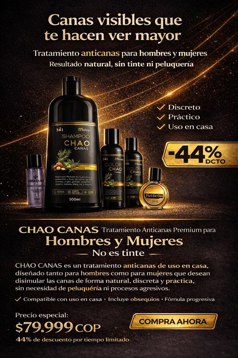 🔥🔥CHAO CANAS – Tratamiento Anticanas Premium (No es tinte)🔥🔥