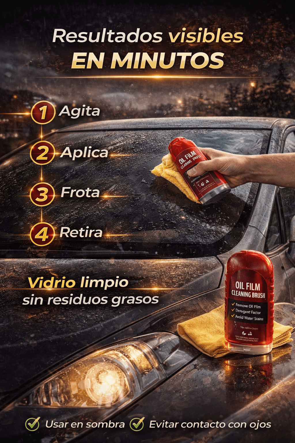 ⚠️⚠️ ¿Miedo al conducir bajo lluvia? Necesitas ver claro. ⚠️⚠️