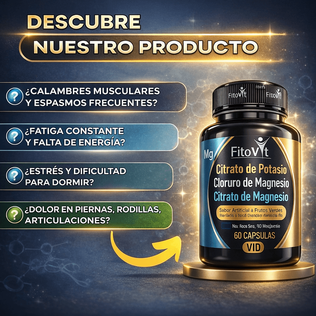 Triple Fórmula Mineral: Potasio y Magnesio  +Cloruro de Magnesio | 60 unidades
