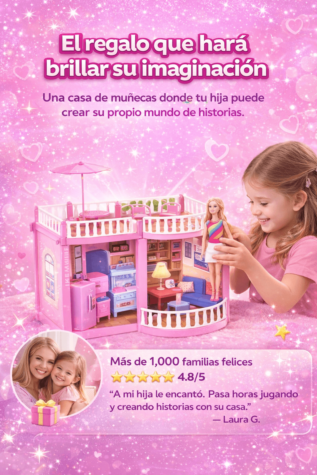 🎀 MENOS PANTALLAS, MÁS IMAGINACIÓN PARA TU HIJA