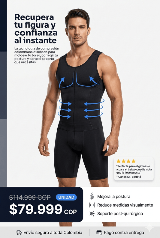 Camisilla de Compresión: Moldea tu Figura, Mejora tu Postura y Luce Impecable al Instante.