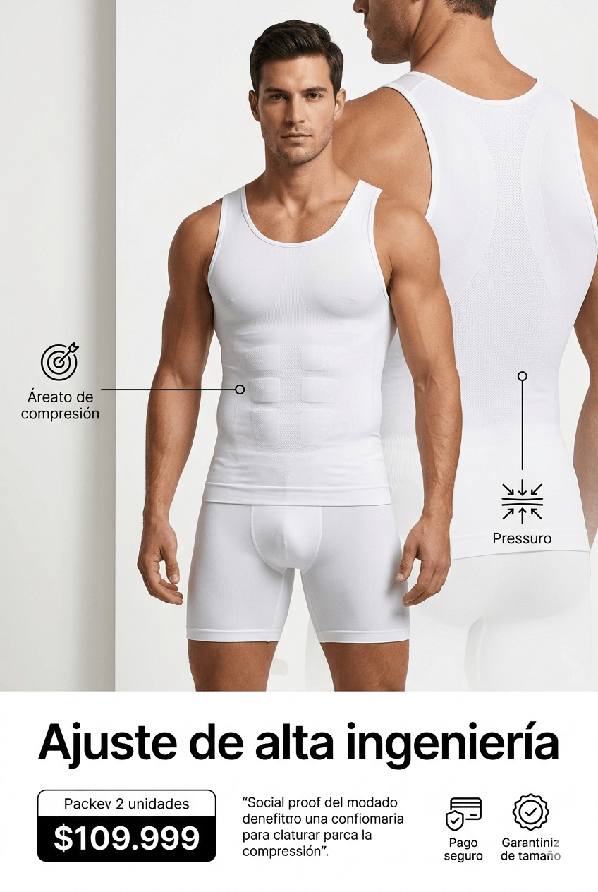 Camisilla de Compresión: Moldea tu Figura, Mejora tu Postura y Luce Impecable al Instante.
