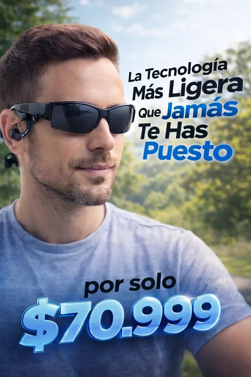 🕶️Tecnología y Estilo en un Solo Toque: Gafas de Sol con Bluetooth 🛜