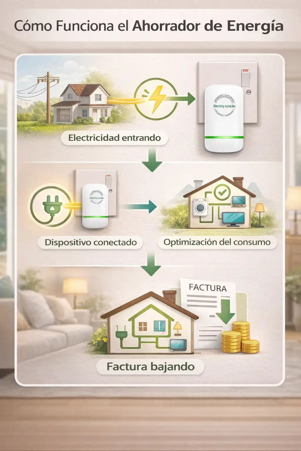🌟 Ahorra Energía y Dinero 🌟 - 🔋Ahorrador De Energía Power  🔋