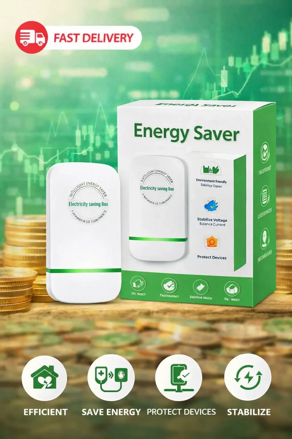 🌟 Ahorra Energía y Dinero 🌟 - 🔋Ahorrador De Energía Power  🔋