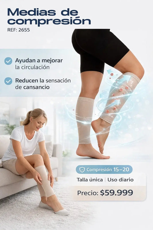 ¡Luce bien y siente mejor con nuestras Medias de Compresión!🌟