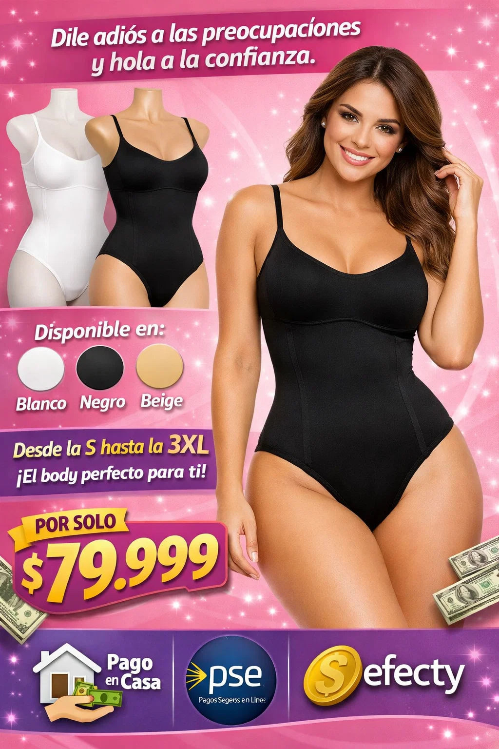🔥¡Transforma tu figura con el Body Brasilero Control Abdomen!🔥